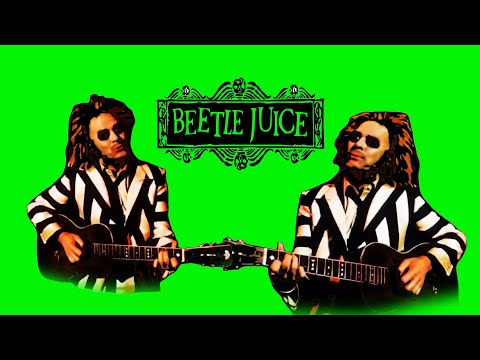 Funny Beetlejuice 2 Green Screen Singing - Right here waiting | Meme Ready!