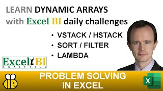 Learn modern Excel with Excel BI challenges