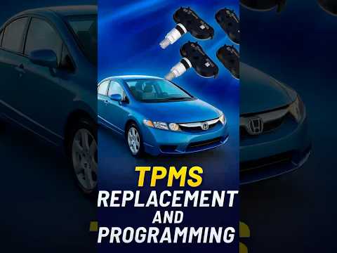 TPMS Sensor Replacement & Programming Honda Acura