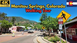 Manitou Springs, Colorado 🇺🇸 Walking Tour 2025 [4K]