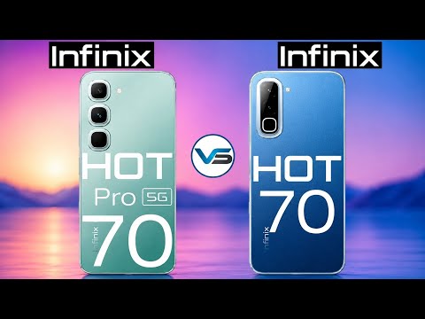 Infinix HOT 70 vs HOT 70 Pro 5G ⚡ Full Comparison