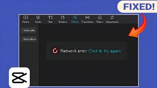 Fix Capcut Network Error on PC 2024 | Capcut Network Problem