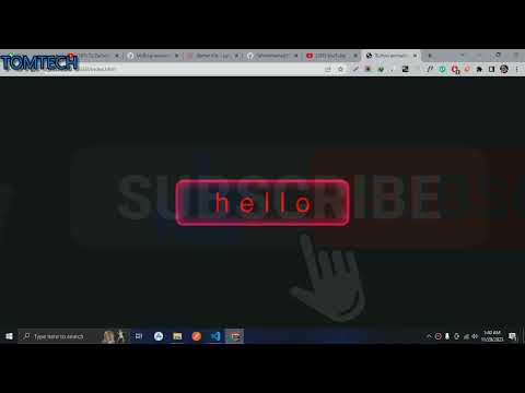 How to Create Animated Button Using HTML and CSS