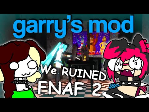 GMOD With Two SILLY GREMLIN GIRLS Who SUCK AT FNAF 2... Also We Are Both Miku [ft. @wasdwwasd2]