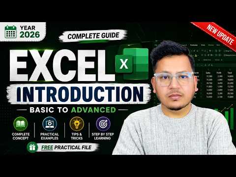 Introduction to Microsoft Excel in Hindi | Learn Excel Basics Step by Step