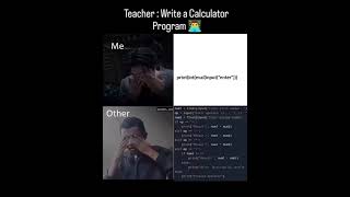 Calculator in 1 line 😌💫