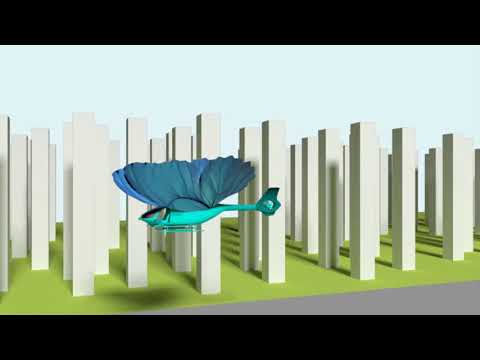 Butterfly Effect in Helicopter - Maya 3D Animation