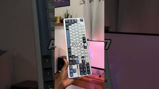 This is the Aula F87 Budget TKL #tech #keyboard #aula #aulaf87 #techsetup  #mechanicalkeyboard