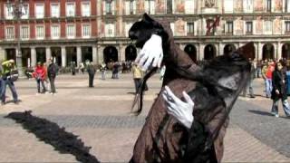 Street Theater Butoh with Flamenco expression by Ana Matey