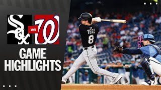 White Sox vs. Nationals Game Highlights (9/26/25) | MLB Highlights