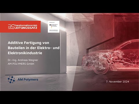 4. Innovationsschau: Additive Fertigung von Bauteilen in der Elektro- und Elektronikindustrie