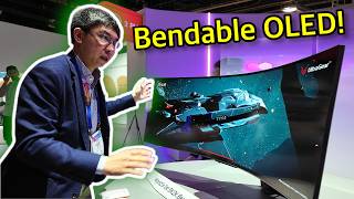 LG GX9 World's 1st Bendable 5K2K OLED Monitor First Look