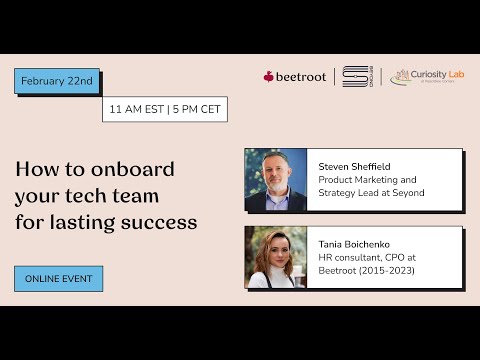 How to onboard your tech team for lasting success