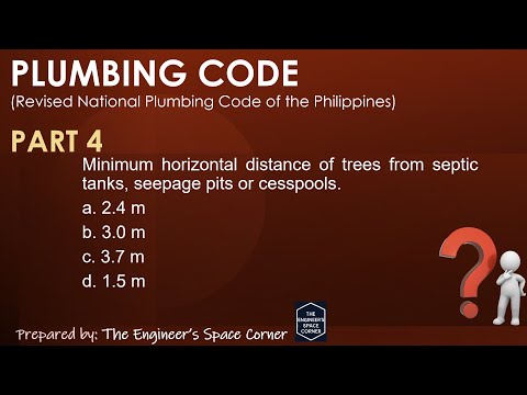 Plumbing Code Part 4 | The Engineer's Space Corner