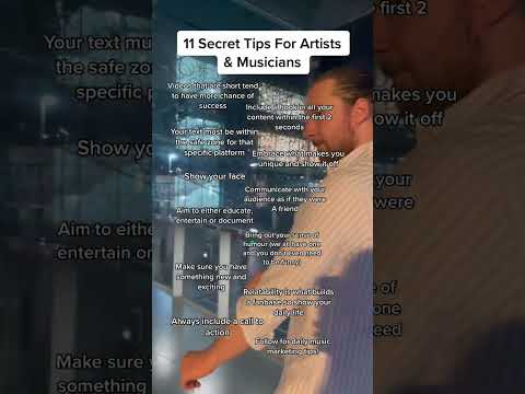 11 Secret Tips For Musicians & Artists