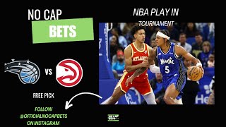 Orlando Magic vs Atlanta Hawks - 4/15/25 - Free NBA Pick | NBA Betting Tips | No Cap Bets