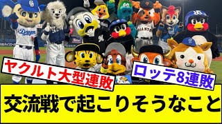 Things that are likely to happen during the interleague games [NanJ reactions] [NanG reactions] [...