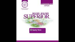 Admissions Open | BS Data Science | Bigger Bolder Superior | Apply Now