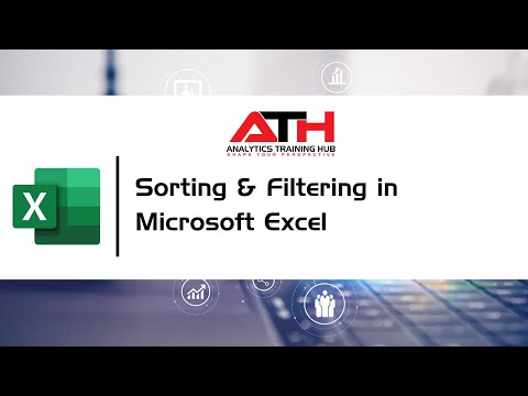 Sorting & Filtering Data in Microsoft Excel