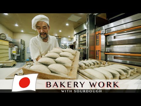 Hundreds of bread baked by just one person | Sourdough bread making in Japan