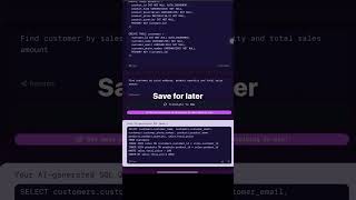 Text to SQL Using AI || #sql #ai #chatgpt #gpt3 #gpt4 #coding #developer