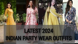 Latest 2024Indian Party Wear Outfits । Trending Indian Suits Design #indian #latest 