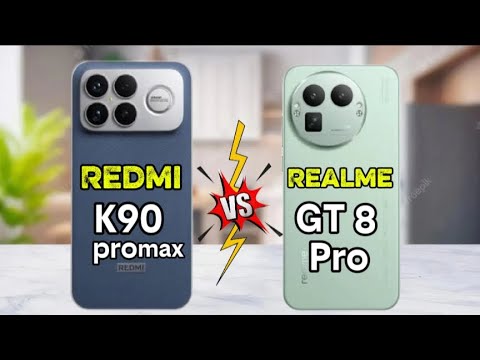 Redmi K90 Pro Max vs Realme GT 8 Pro – Ultimate Flagship Killer Battle 2025! ⚡🔥