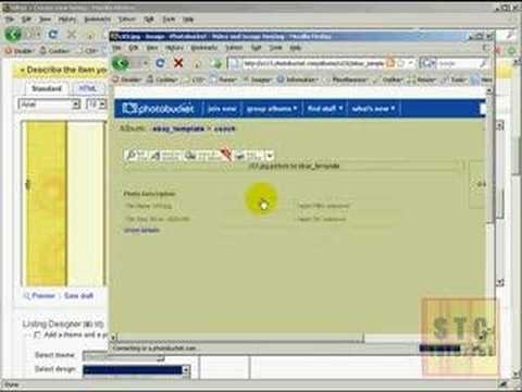 quick tutorials - add templates to ebay