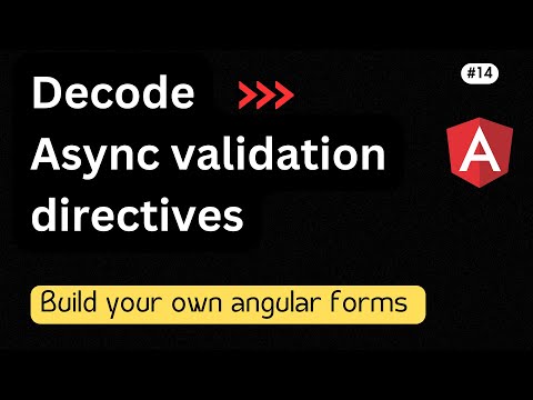 Decode template driven angular forms validation