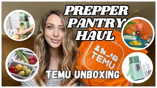 Prepper Pantry Haul! | TEMU Unboxing | Affordable Prepping