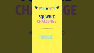 SQL Quiz 2 Which #sql  clause is used to filter records