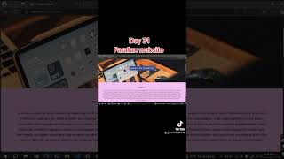 “Practice HTML & CSS: Build a Stunning Parallax Website”web development. project