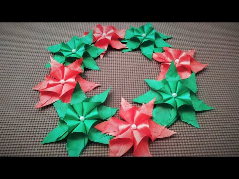 How To Make A Wreath in Simple Steps | Christmas Decoration | Door Hanging |Wall Hanging |Home Decor