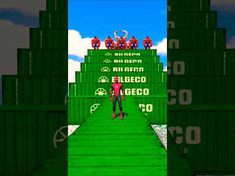GTA 5 Epic Water Ragdolls | Spider-Man Jumps / Fails ep.28 #shorts