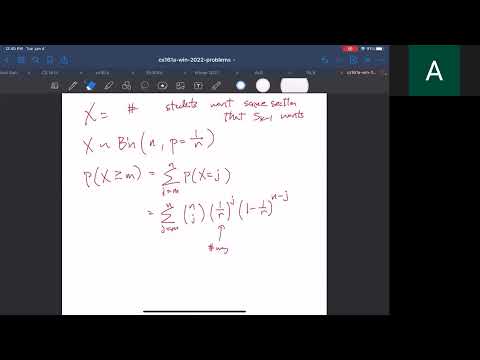 CS 161A Winter 2022: Problem 7 (Section Assignments)