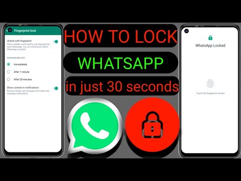 whatsapp me lock kaise lagaye bina app ke ||
whatsapp lock