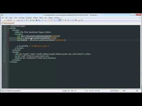 Document Object Model - JavaScript Basics Tutorial 3