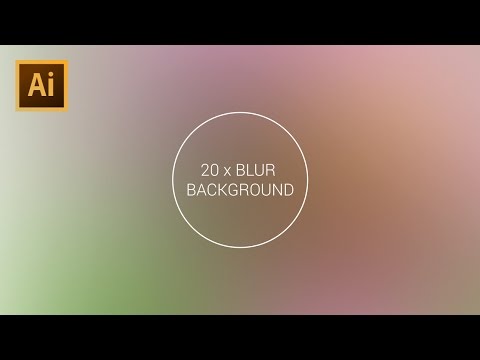 How to Create iOS Style Blur Background - Adobe Illustrator