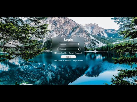 How To Create A Website With Login And Register