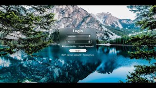 How To Create A Website With Login And Register