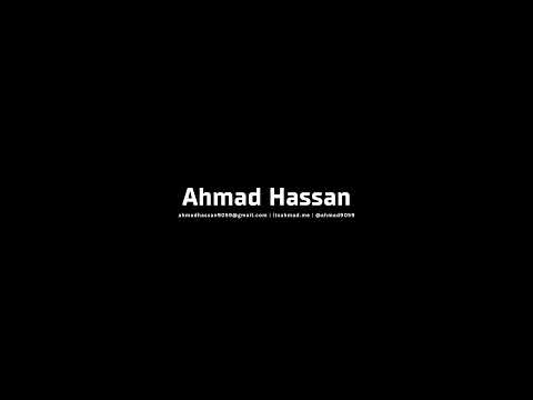 Ahmad Hassan Live Stream