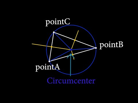 How to find the circumcenter of a triangle