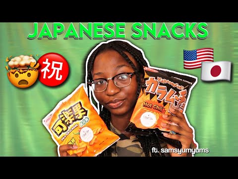 TRYING JAPANESE SNACKS ft. Samsyumyums | Legit Colleen