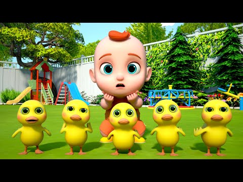 Lima bebek kecil | sajak anak-anak | Puisi untuk anak-anak | GoBooBoo Bahasa Indonesia