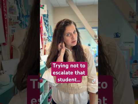 💡 De-Escalation Tips: Keeping Challenging Students from Escalating ❤️ #Shorts #ClassroomManagement