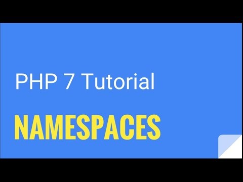 PHP 7: How to use namespaces | Tutorial Nr. 17