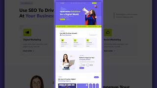 Build A Digital Marketing Agency Website Using HTML CSS And JavaScript #frontendcourse #webdesign