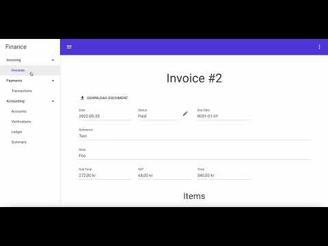 Finance app V2 (Showcase)