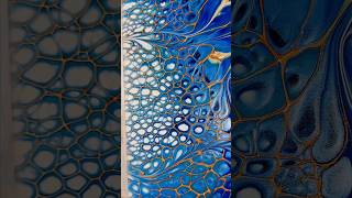 Copper-laced cells 🩵🤎💙 #abstractart #fluidart #cellactivator #acrylicpouring