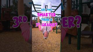 Are you smarter than a 3rd grader ? #math #forkids #mathquiz #monkeybars